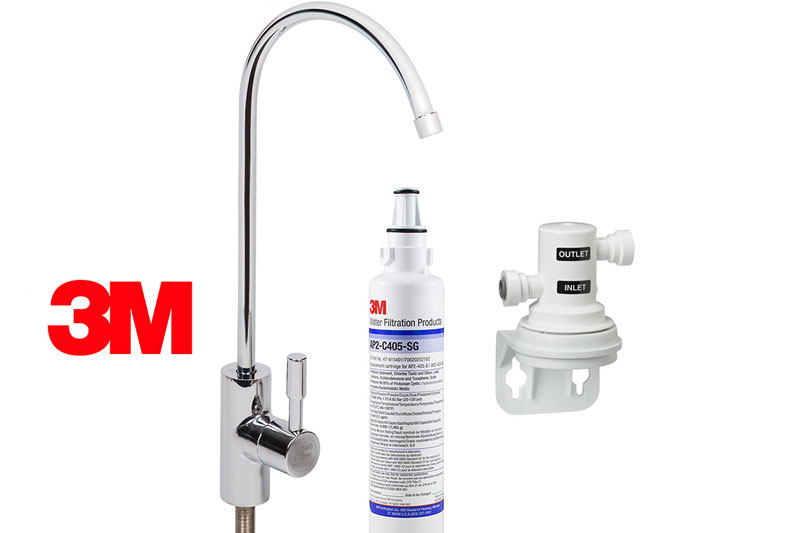 3M complete water filter set with tap